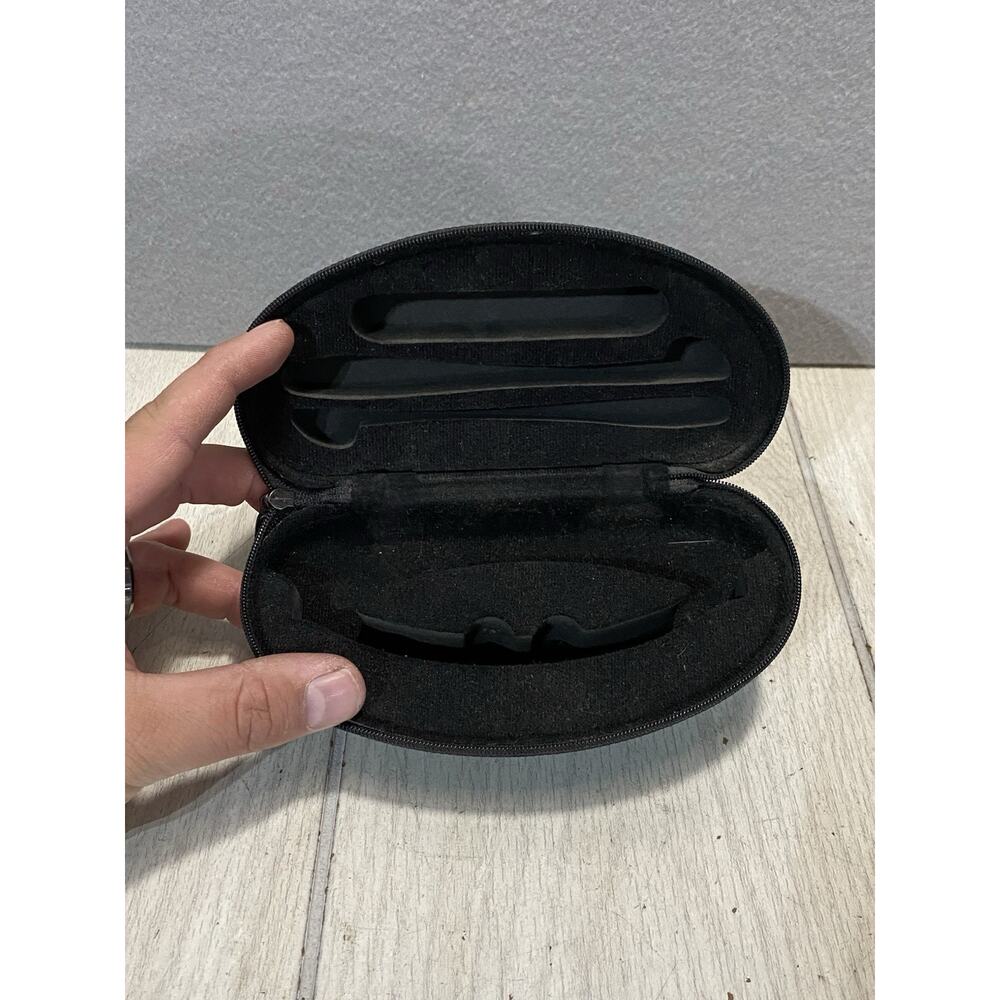 Oakley Sunglasses Zip Case Soft Vault Black Case Only